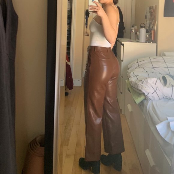 Aritzia/Babaton Bazaar leather pants - Picture 2 of 6